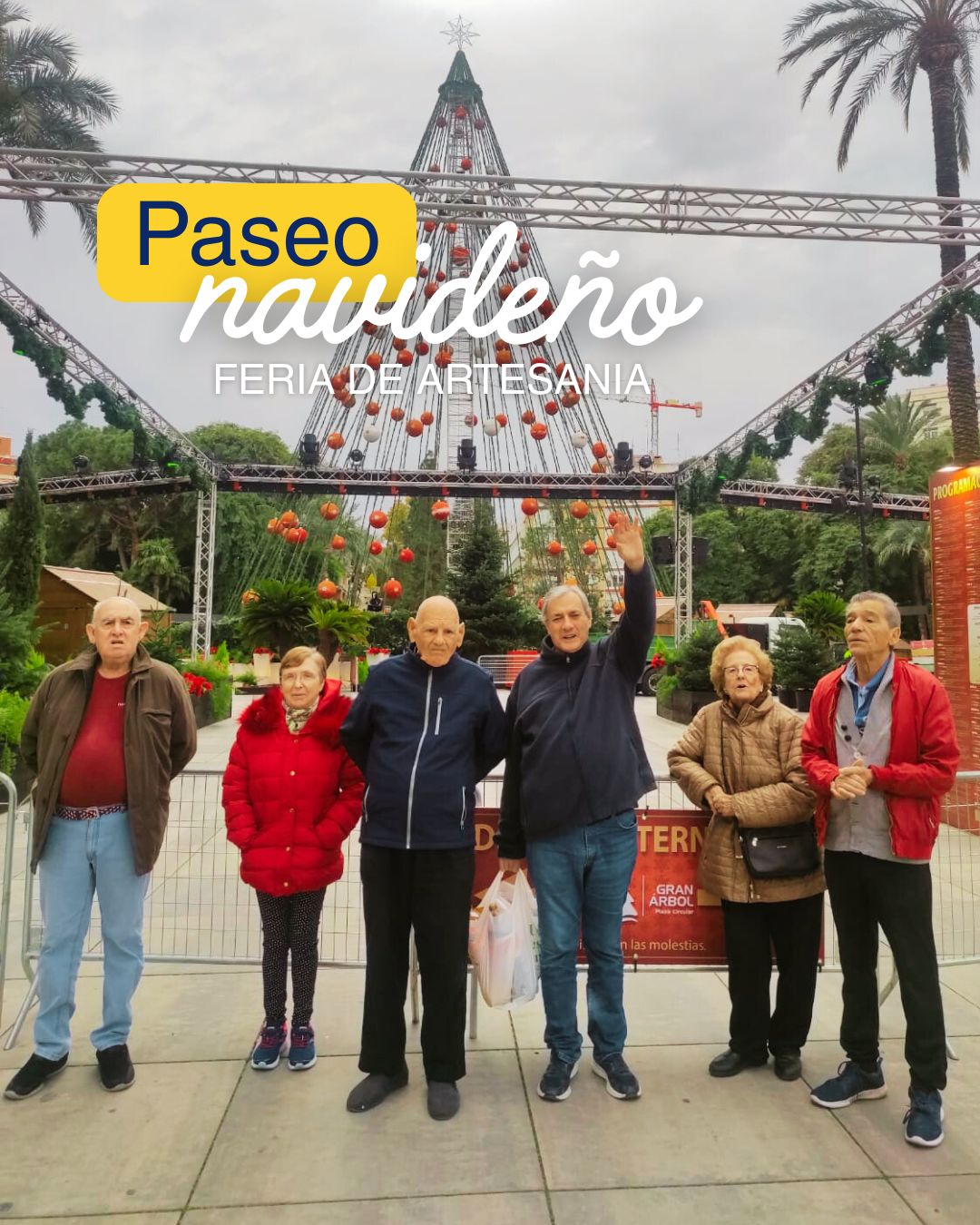 Diciembre: Paseo por la Feria de Artesanía navideña y visita a la Feria de Navidad de Murcia